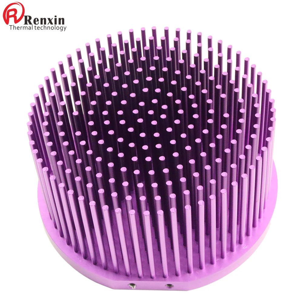 Cob Cxm32 Vero29 Clu048 Custom Heatsink Led Grow Lights 140mm Pin Heatsink Led Cold Forged Heat Sink