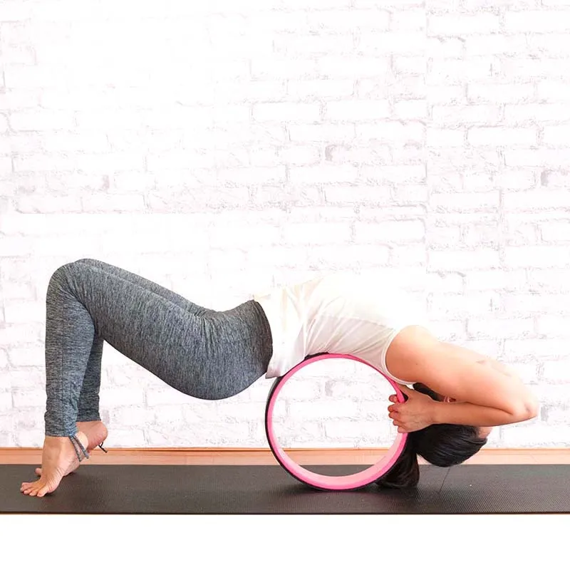 BSCI factory Yoga Accessory ABS Yoga Balance Wheel Fitness Gym Exercise strong and druable Yoga Wheel