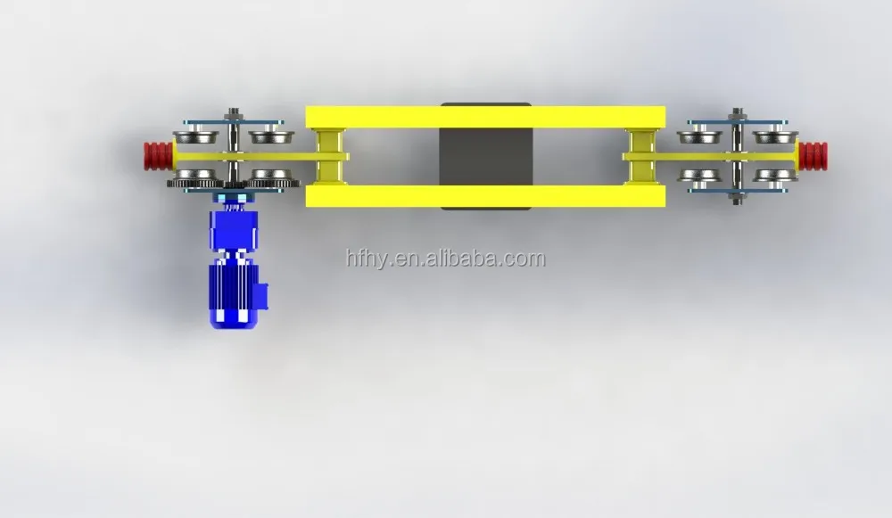 China manufacturer of electric overhead traveling End carriage for underhung underslung crane 5ton 3t 2t 1ton