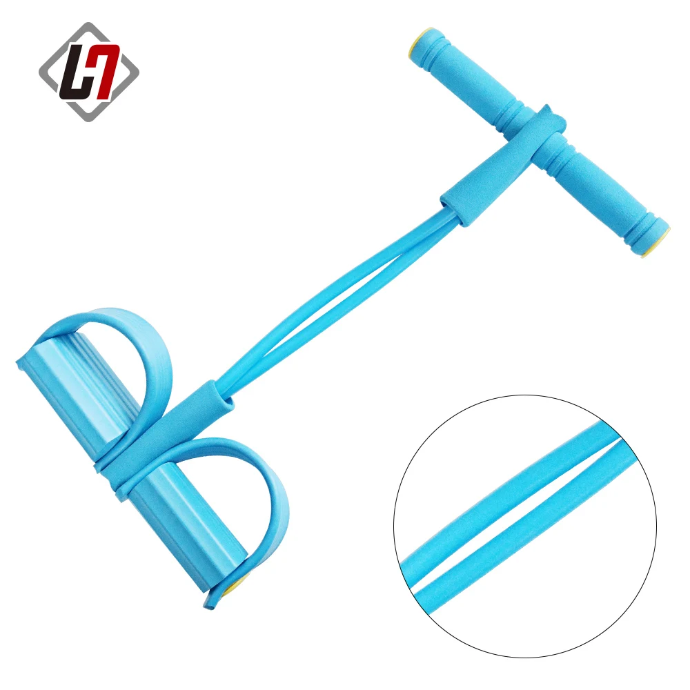 
Sit-up Bodybuilding Expander Multifunction Leg Exerciser Pull Rope Home Gym Equipment By Glamours 