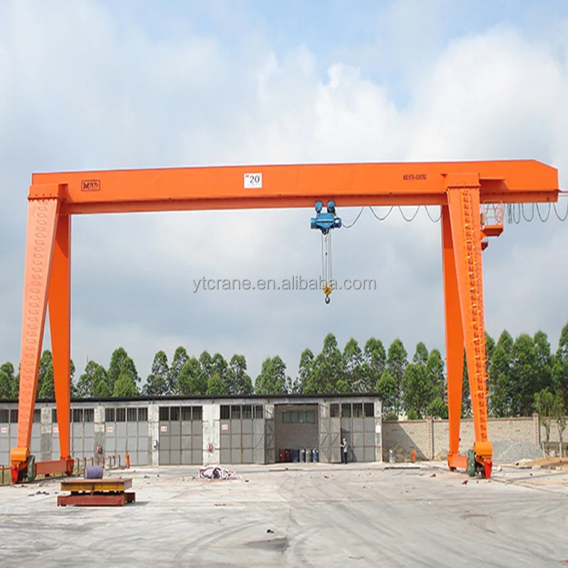 MH Type Single Girder Electric Hoist 10 ton Gantry Crane Price