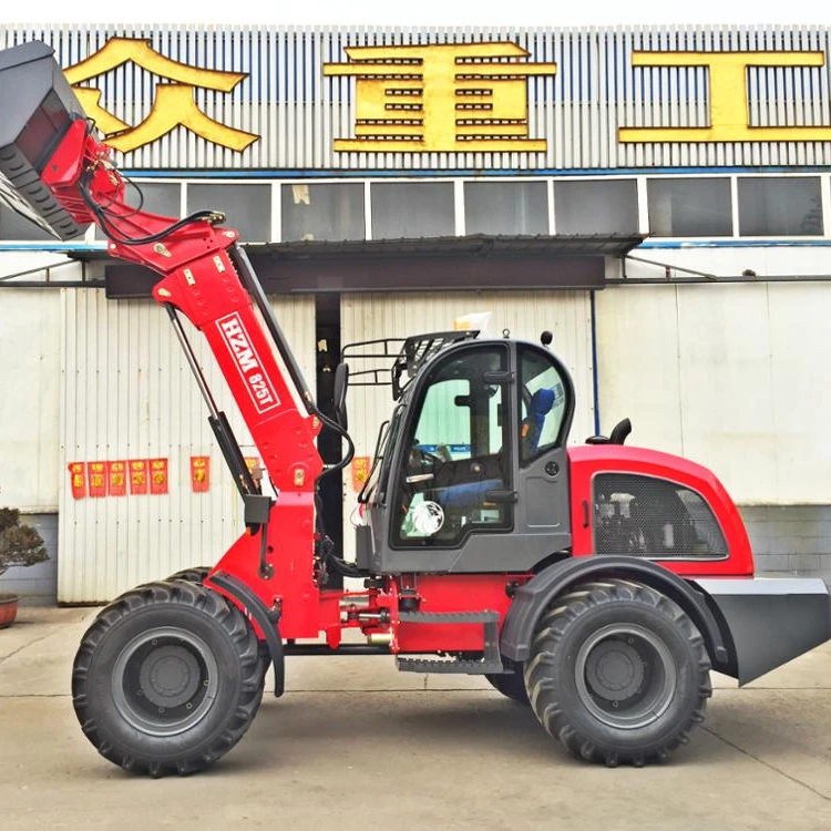 Hot sale HZM825T 2ton telescopic  heavy duty wheel loader  with CE