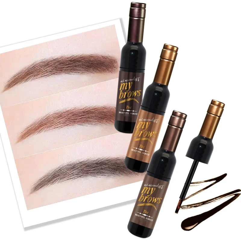 Private label eyebrow tattoo Eyebrow gel peel off eyebrow tint