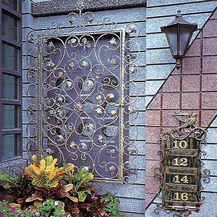 new style modern wrought iron american window grill design