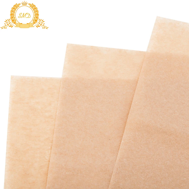 
Customized unbleached baking paper parchment paper sheets 