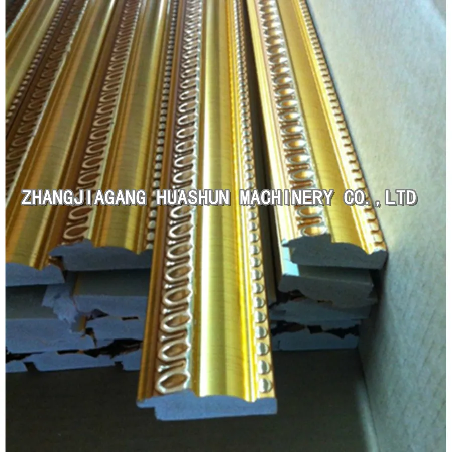 ps hot stamping foil machine for polystyrene picture fame equipment