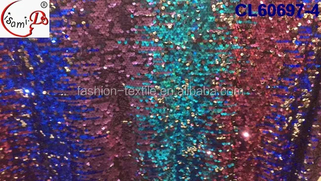  2020 привлекательное двустороннее кружевное платье Оптовая продажа блестящее ткань для сексуального платья