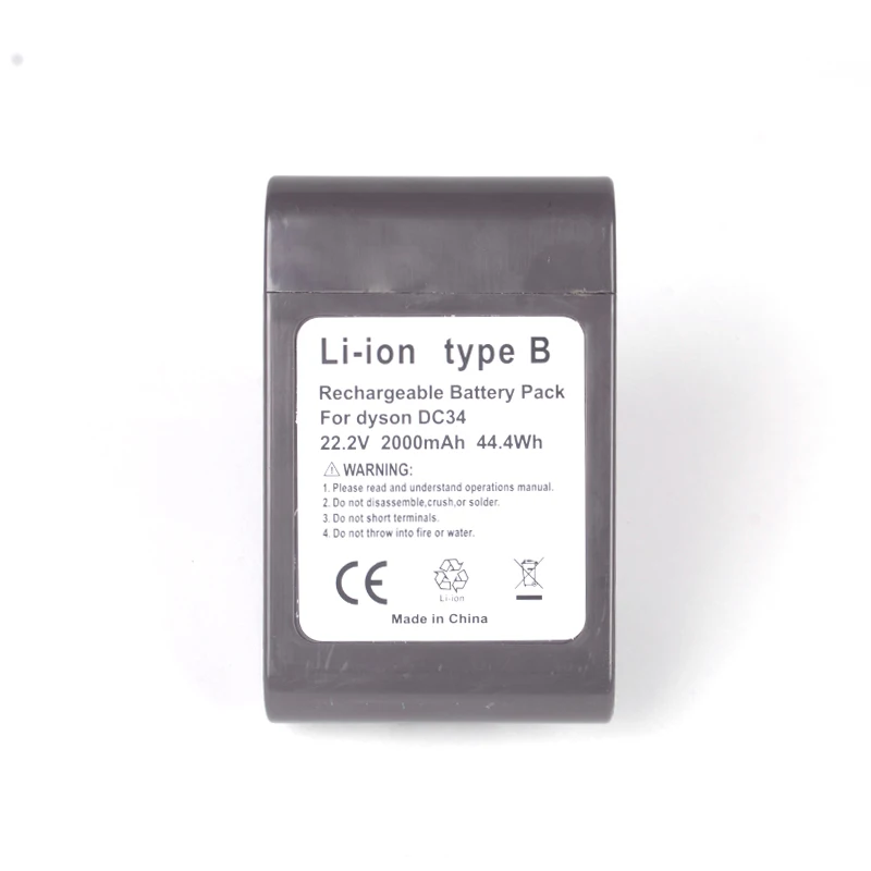 Different capacity 22.2v Li-ion smart hand portable cordless vacuum cleaner battery for DC44 DC35