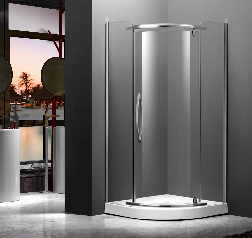 Душ двери 6 мм закаленное стекло раздвижные душевая кабина/номер/Ванная комната Производителей