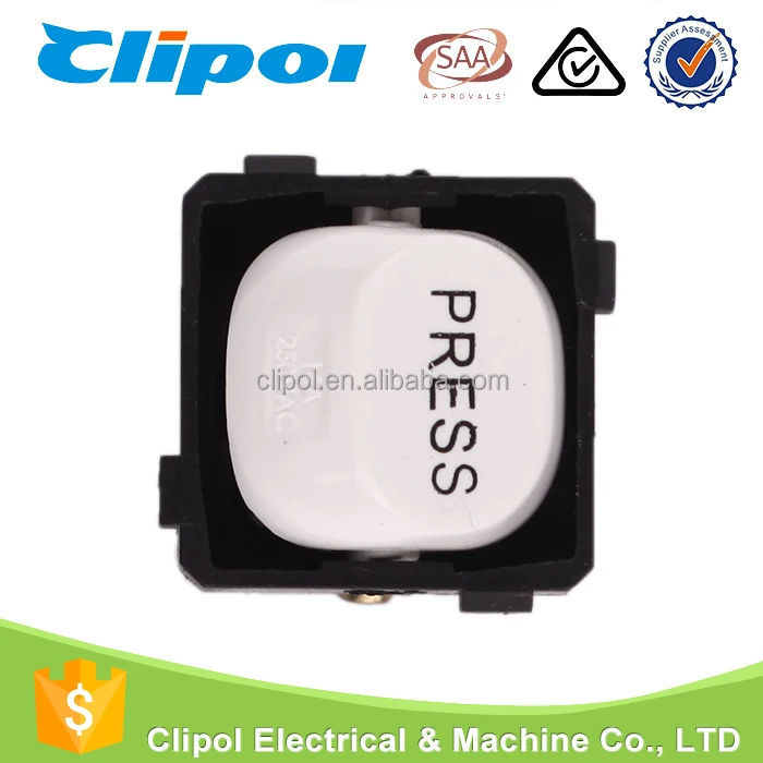 Дверной звонок Кнопка водонепроницаемый 250 В 16 ампер пластиковые кнопочный переключатель для дверной Звонок