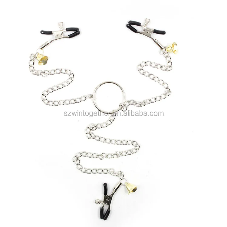 Adjustable Nipple Clamps Breast Bondage 3 Clips Erotic Toys For Adult Games