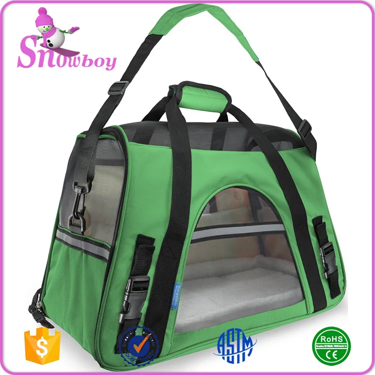 Airline Approved Pet Carriers Fleece Bed For Dog Cat Travel Bag