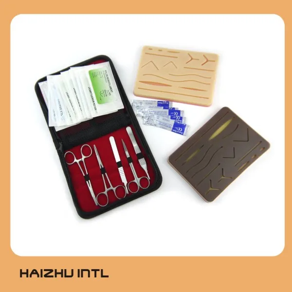 surgical suture pad with wounds for medical students practice/suture kit