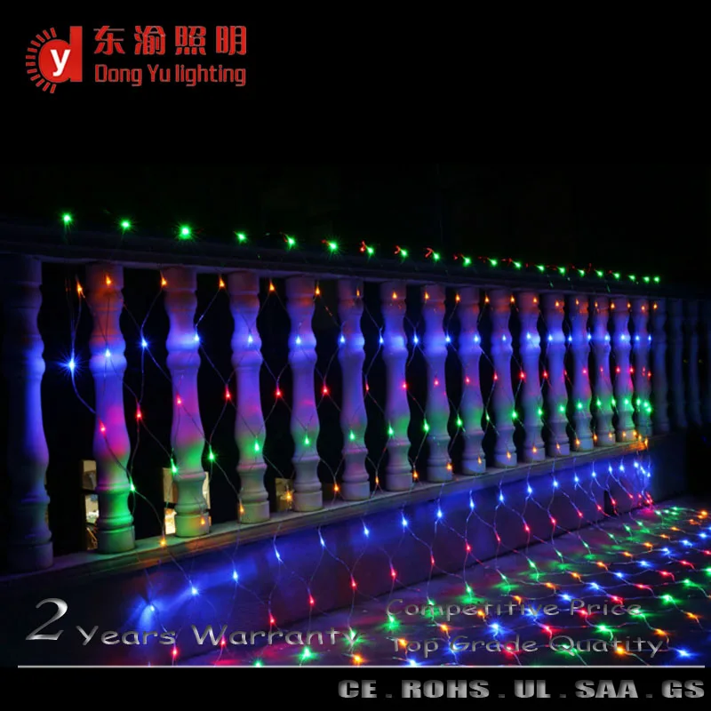 Programmable wholesale Xmas holiday time hedge flashing net light curtain light