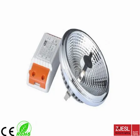 2014 горячей продажи новых початка привело 12w пятно света привело ar111 светодиодная лампа gx53