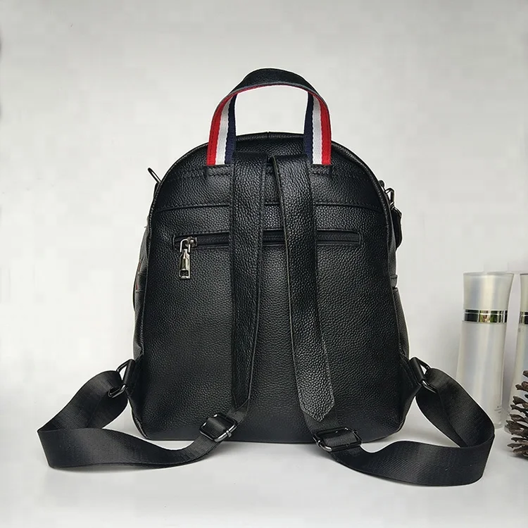 OEM Genuine vintage leather women backpack Fashon backpack for girl bag boy