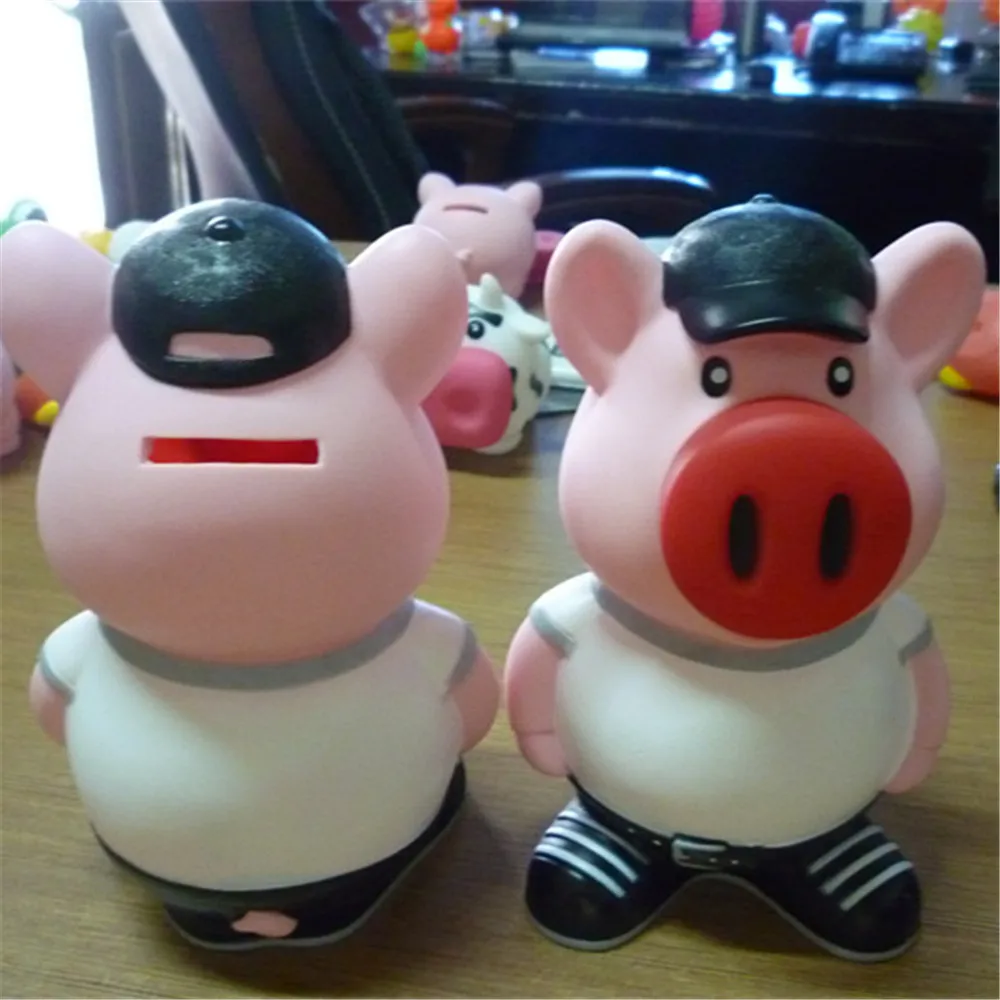 
Hot-selling Gift PVC Piggy Bank Money Boxes, Vertical Piggy Bank 