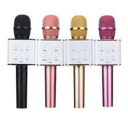 Q7 Wireless Microphone Karaoke with Speaker Pro Portable KTV for Smartphone PC Kids Gift