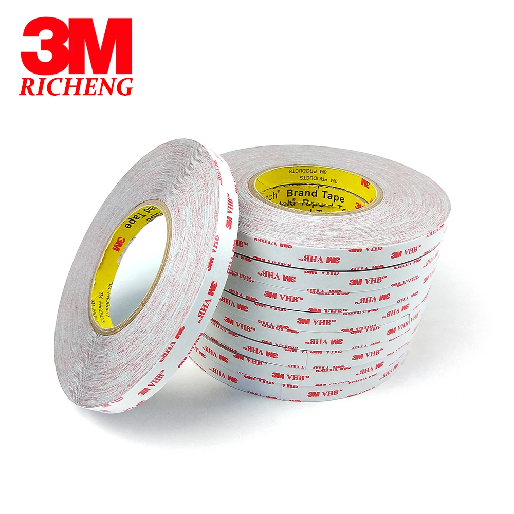 3M VHB Acrylic Foam Tape RP25 High stick gray foam double side tape Pressure Sensitive Adhesive Tape for Display and Signs