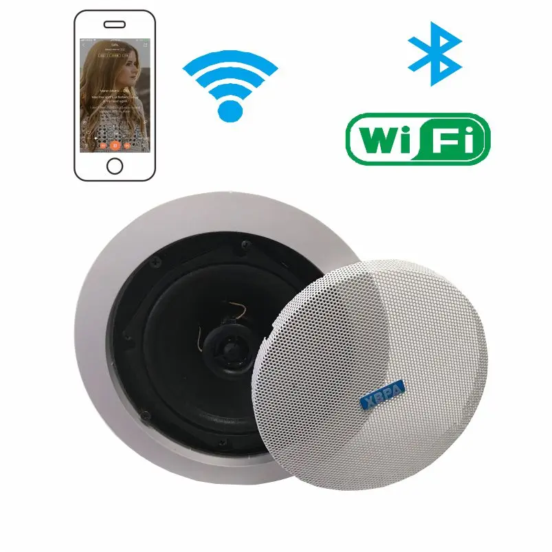 New high-quality active Ceiling Speaker 6inch 8inch (built-in wireless BLU audio receiver) 10W-20W-30W-40W-60W