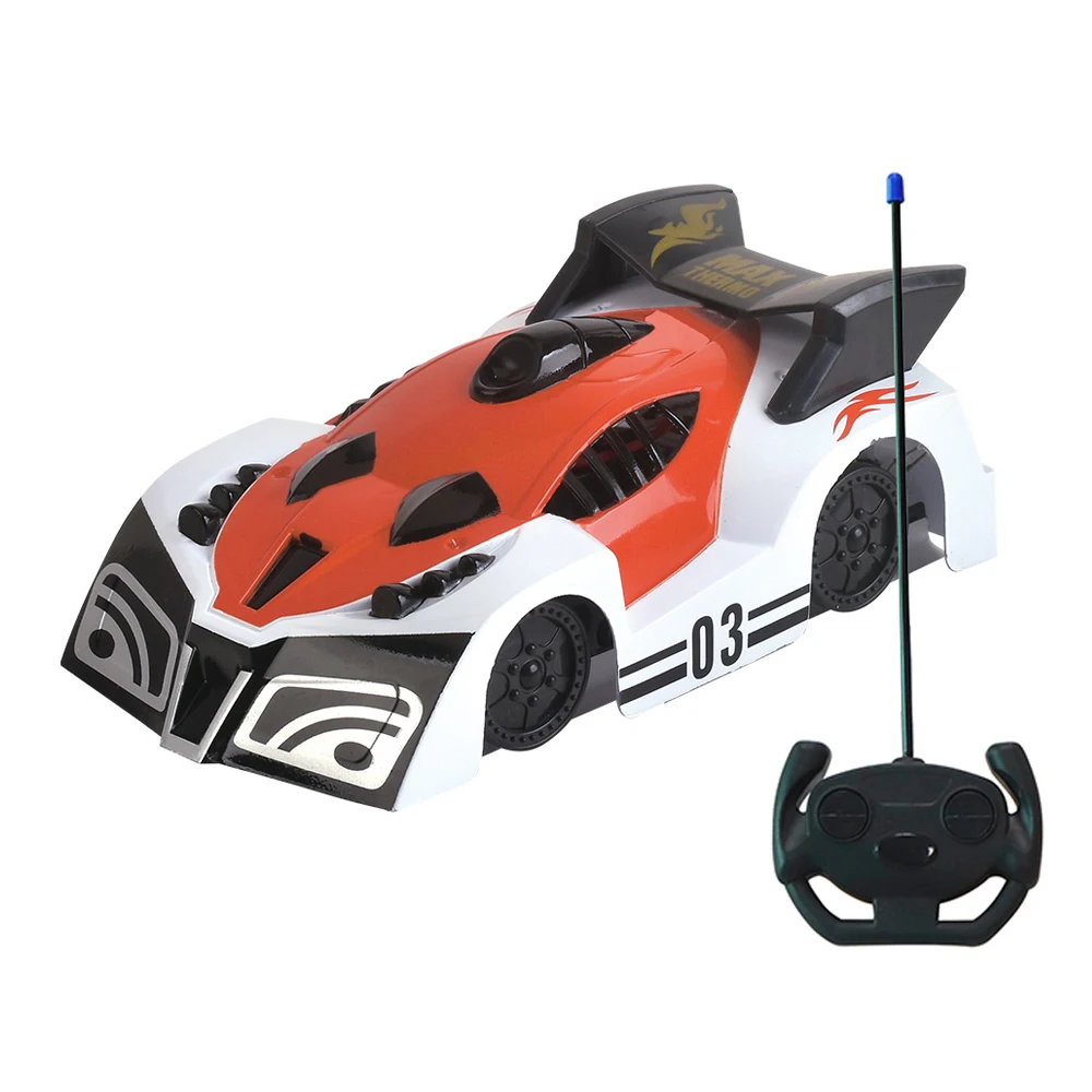OEM 2 channel radio controlled wall climbing car toy for kids