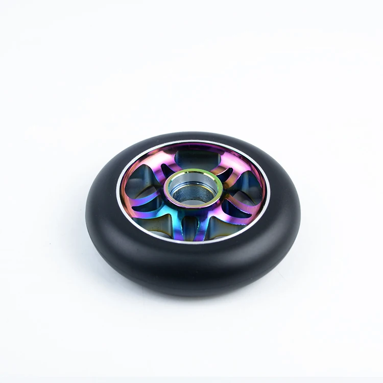 High End Metal core Scooter wheels With 100mm Diameter Size For Professional Adult Stunt Scooters
