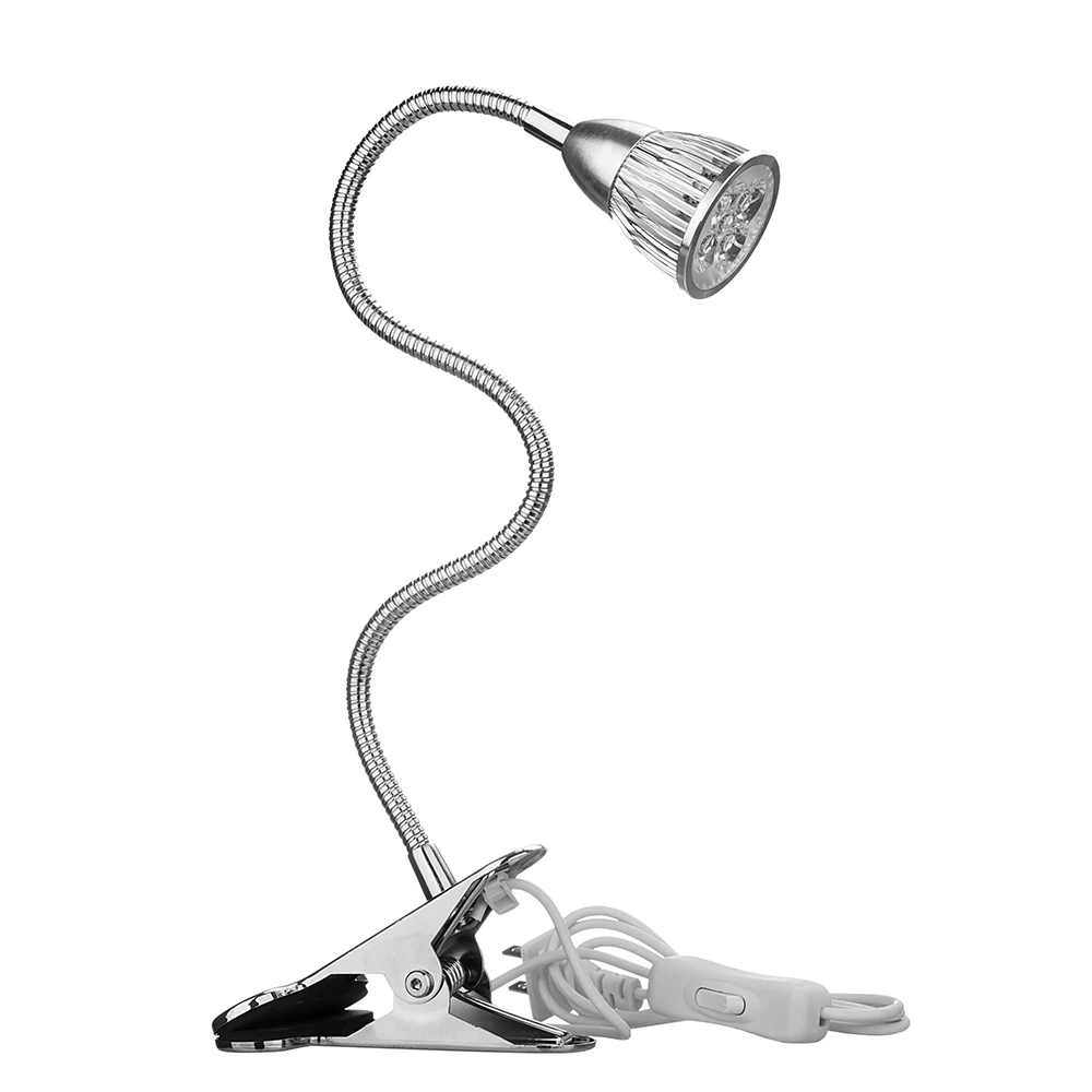 360 Degree Flexible Head Clip Plant Lamp indoor garden full spectrum cob led grow light