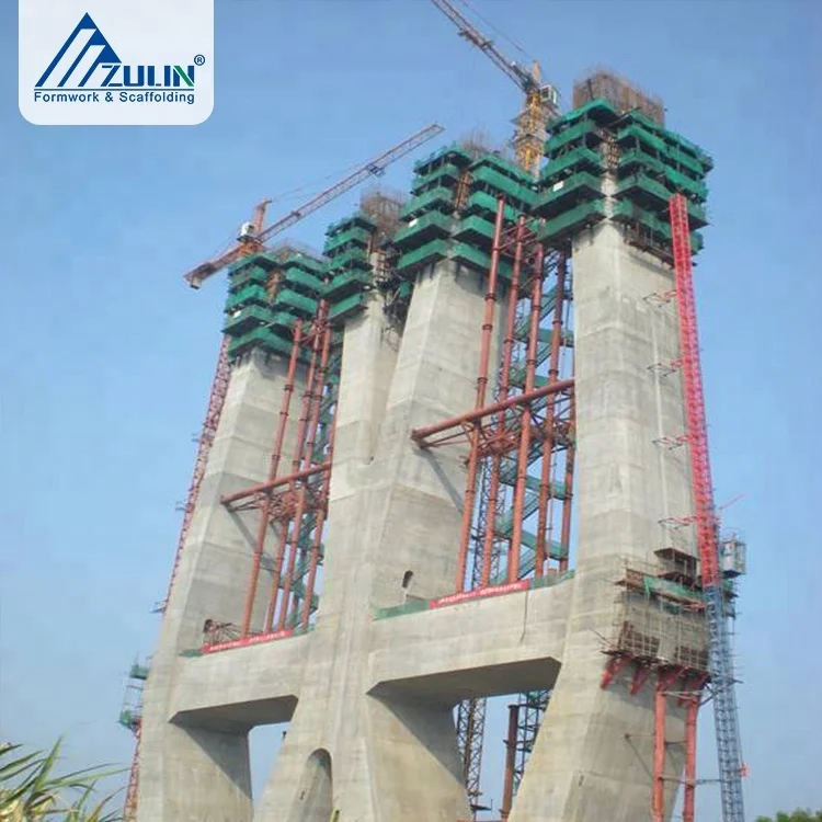 ZPM-100 Hydraulic Automatic Modular Climbing Formwork Steel and Timber Systems for Circular Construction
