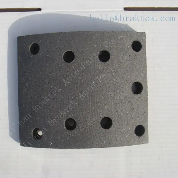 
WVA 19494/19486 brake lining for heavy duty truck 