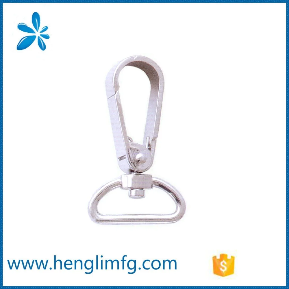 Bag hardware swivel snap hook bull dog collar hook