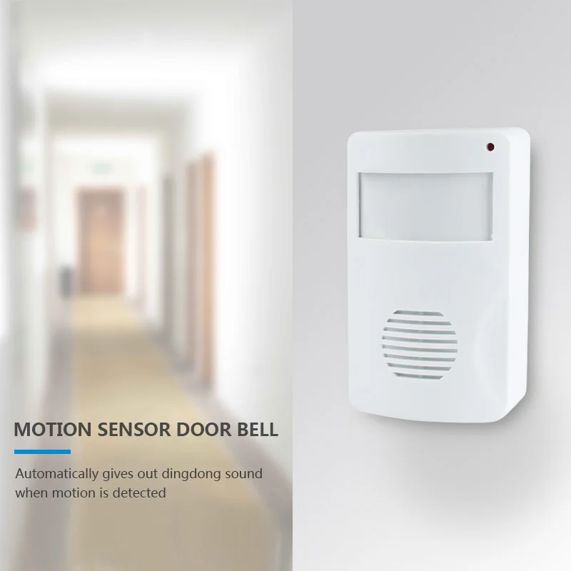 Home security alarm system motion sensor alarm entry door bell