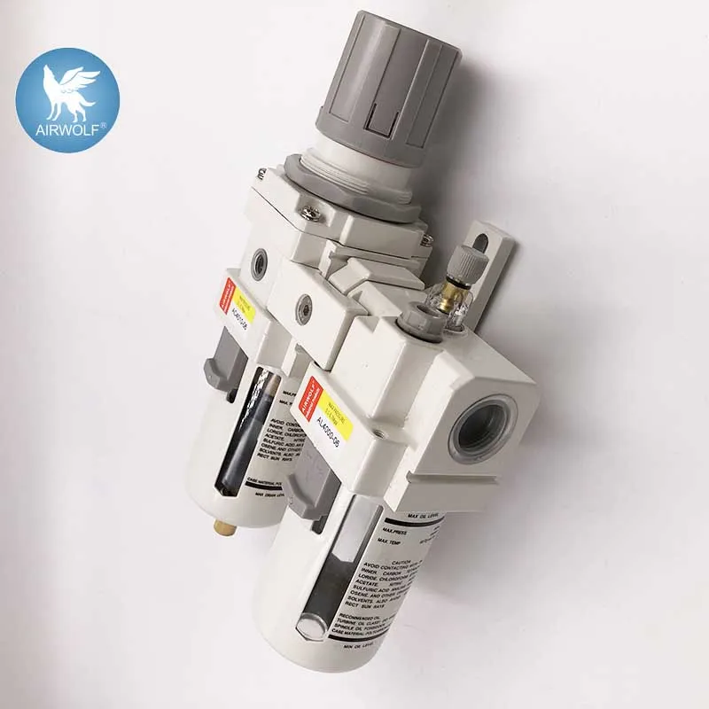 AC4010-06 FRL lubricator combination G1/2 source treatment unit Fittings filter regulator