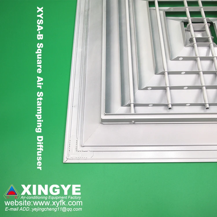 
HVAC air conditioner Super low price ventilation good quality stamping louver grille diffusers air duct vent XYSA-B600 