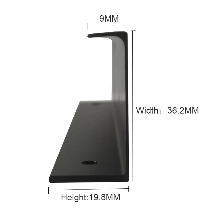 Cabinet edge sealing aluminum handle furniture wardrobe drawer handle hardware accessories