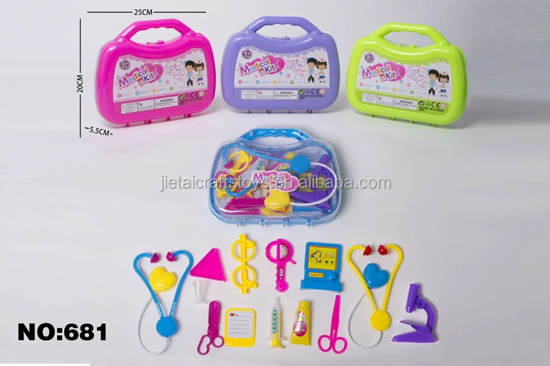 Kids doctor play set plastic doctor toys