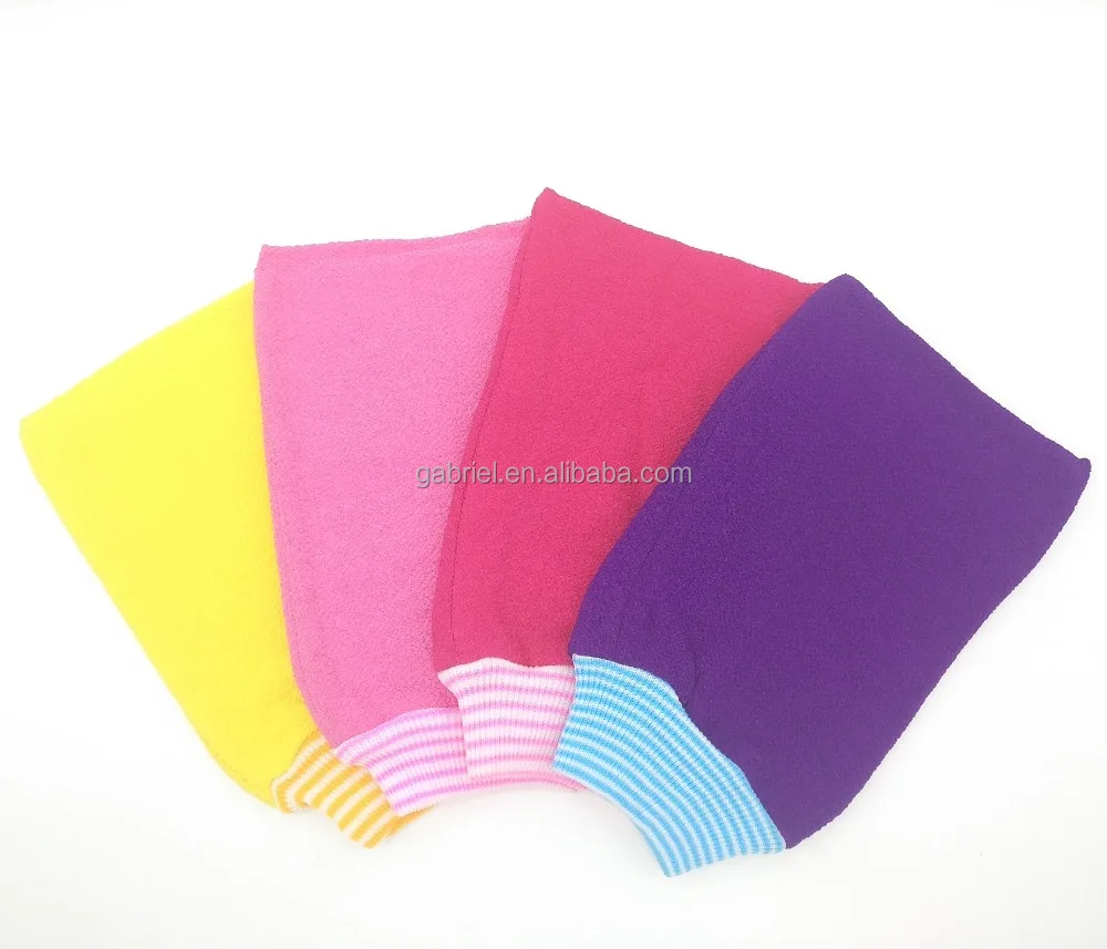 Direct Factory High Quality body scrubber exfoliating bath mitts bath gloves