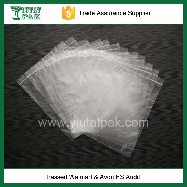 LDPE material clear plastic bags 1kg