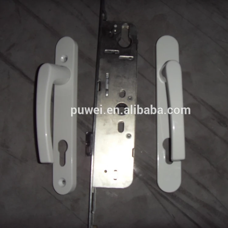 Многоточечный дверной замок для двери из ПВХ врезной с цилиндром 91420406