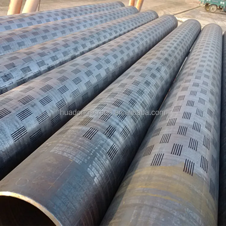 
strainer pipe/slotted casing pipe/slotted pipe for water well application 