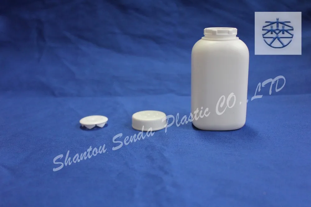 hdpe square plastic bottles for powder, 80ml plastic powder container, dry powder container