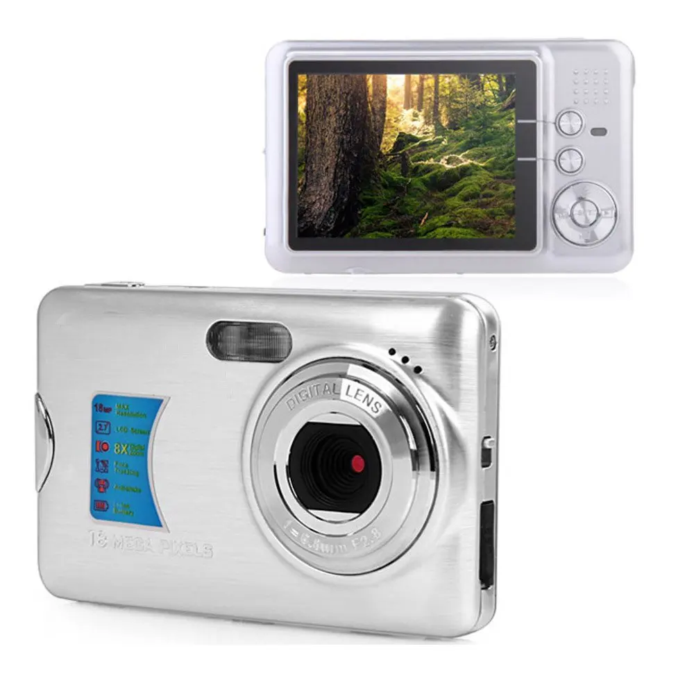 2.7 TFT Screen cheapest digital camera price 8x Digital Zoom Anti Shake and red eye reduction function digital