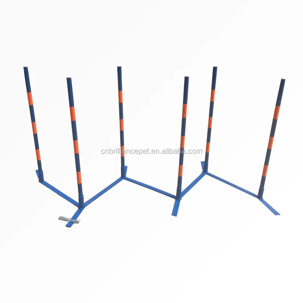 
Dog Agility Training Weave Poles; 6 Channel Pole For Dog 