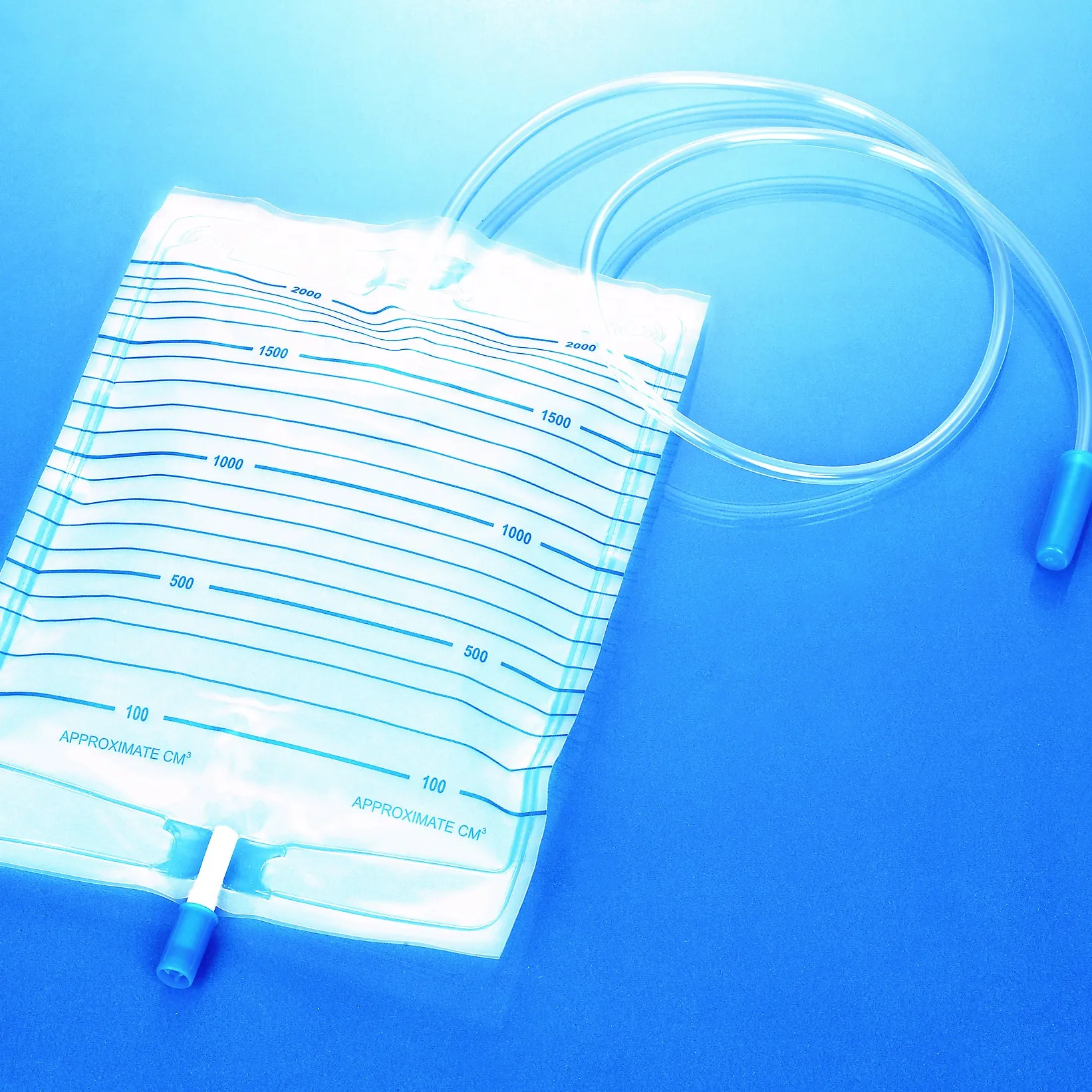 Medical disposable economic 2000ml urine collection bag