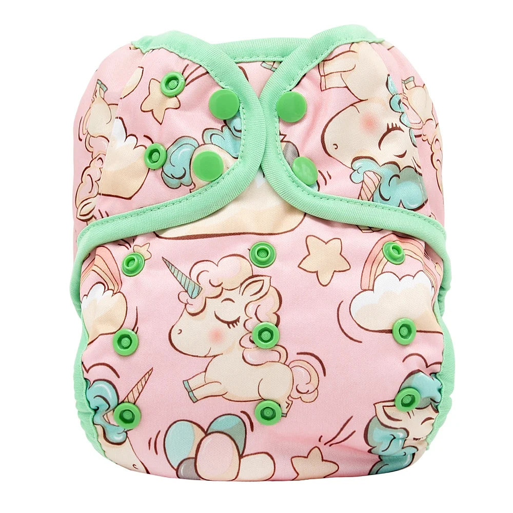 Goodbum double gusset cloth diaper cover for baby