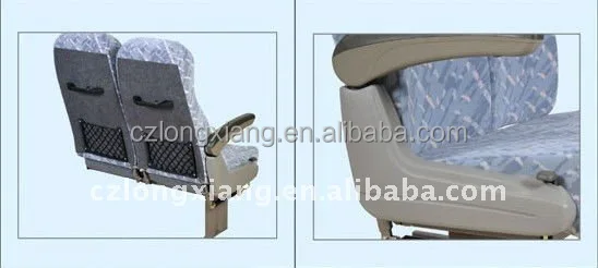 Passenger seat for minibus with safety belt