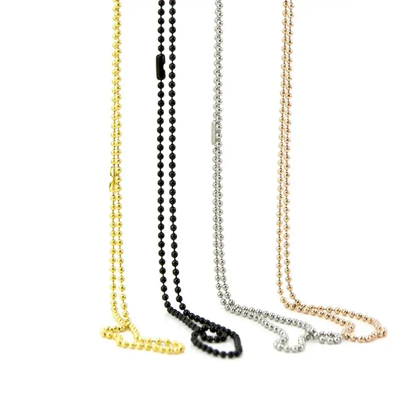 Fashion jewelry 316L stainless steel ball chain for locket pendant necklace