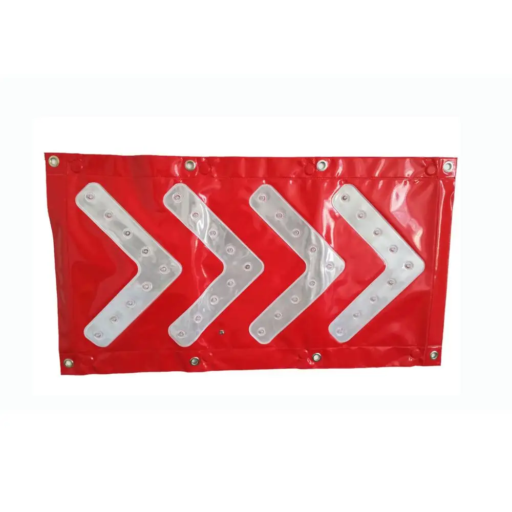 Пользовательские светоотражающие безопасности электронный мигающий светодиодный шеврон Стрелка Дорожный предупреждающий дорожный знак