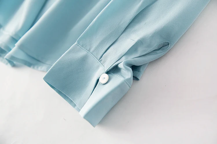 2023 fashion beautiful blouses for women long sleeve ladies casual apparel factory oem silk ladies blouses shirt