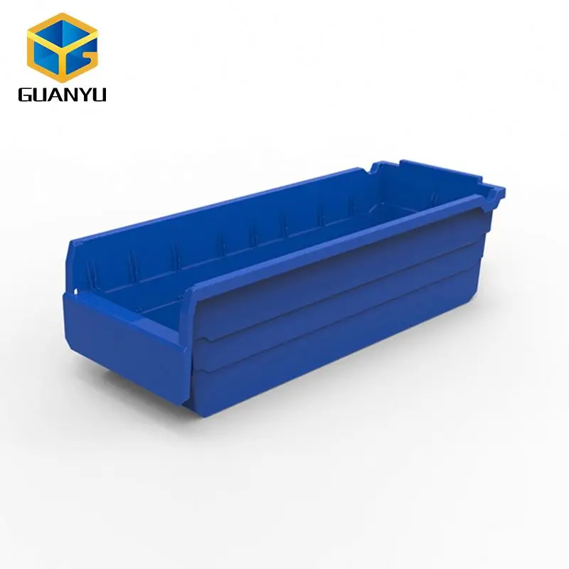 plastic storage warehouse shelf tray bin