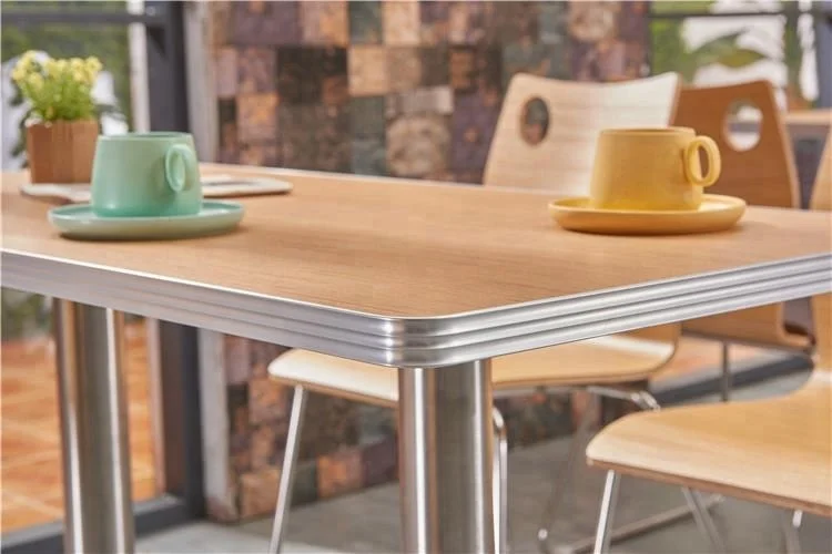 Foshan directly cafeteria table chairs dining furniture for restaurant